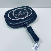 Сковорода гриль з мармуровим покриттям 34 х 25 х 4,8 см Bohmann BH-1700-34-MRB