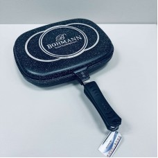 Сковорода гриль з мармуровим покриттям 34 х 25 х 4,8 см Bohmann BH-1700-34-MRB