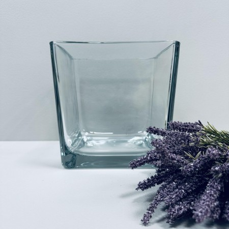 Ваза скляна h-17,8 см Trendglass Cube 30068