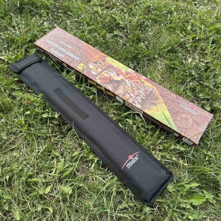 Барбекю-набір у чохлі (міні-мангал, 6 шампурів) Stenson MH-0158