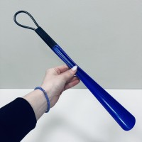 Ложка для взуття пластикова 48 см з петлею для підвішування A-Plus 5023 синя