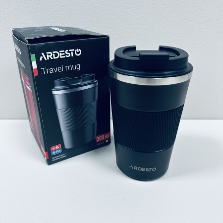 Термочашка з нержавіючої сталі 380 мл Ardesto Urban AR2638MB чорна