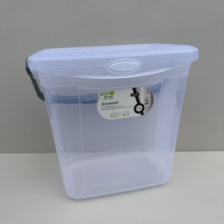 Контейнер прямокутний 24,5х17,5х23,5 см 7 л Poly Time E-239 прозорий