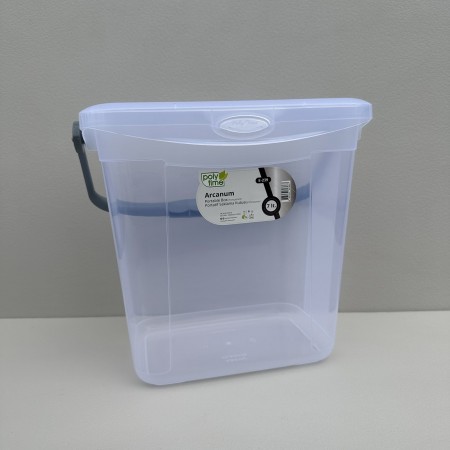 Контейнер прямокутний 24,5х17,5х23,5 см 7 л Poly Time E-239 прозорий