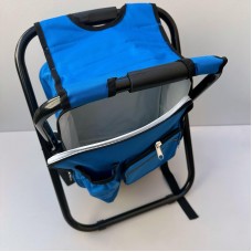 Стілець розкладний з термосумкою 33х28х42 см A-Plus FC-394 синій