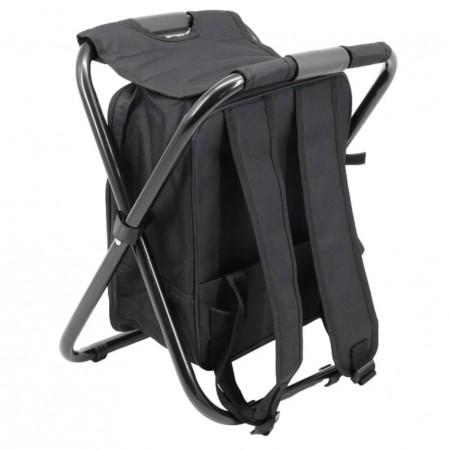 Стілець розкладний з термосумкою 33х28х42 см A-Plus FC-394 чорний