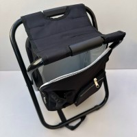 Стілець розкладний з термосумкою 33х28х42 см A-Plus FC-394 чорний