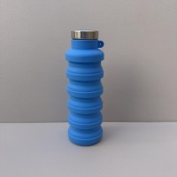 Пляшка для води складна 500 мл A-Plus 1928 C синя