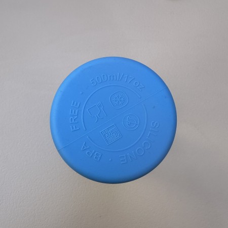 Пляшка для води складна 500 мл A-Plus 1928 C синя