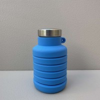 Пляшка для води складна 500 мл A-Plus 1928 C синя