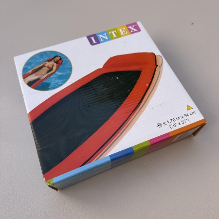 Матрац надувний пляжний для плавання 178х94 см Intex 58836 