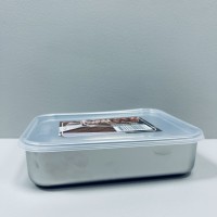 Набір лотків з нержавіючої сталі з кришкою 700 мл, 1200 мл, 1900 мл A-Plus 2210/2211/2212