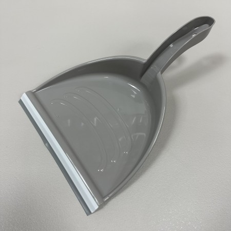 Совок для сміття пластиковий "Євро" з гумкою 22*32 см Алеана 127025 какао