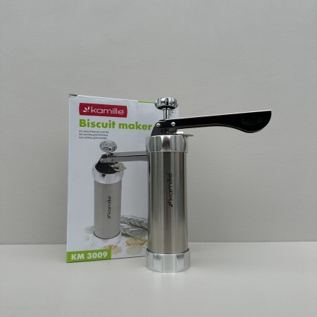 Шприц кондитерський з нержавіючої сталі Kamille KM-3009