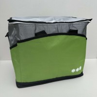 Термосумка 36 л 41х28х31 см Stenson MH-5366-3XL сріблясто-салатова