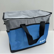 Термосумка 36 л 41х28х31 см Stenson MH-5366-3XL сріблясто-блакитна