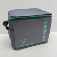 Термосумка 15 л 29х19х27 см "Cooler" Stenson MH-5367-2М сіра