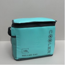 Термосумка 15 л 29х19х27 см "Cooler" Stenson MH-5367-2М бірюзова