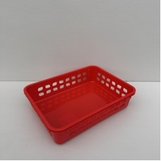 Корзинка пластикова 25,5*19*6,5 см Lamela 272/0177 червона