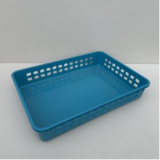 Корзинка пластикова 35,5*25,5*6,5 см Lamela 273/0184 блакитна