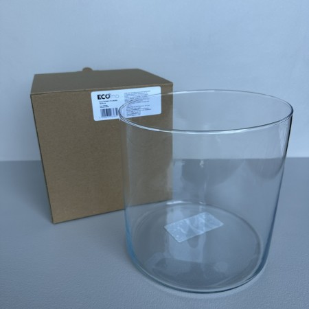Ваза скляна h - 19 см Ecomo Cylinder 35096