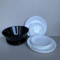 Сервіз столовий 19 предметів Luminarc Lillie Black&White X1202