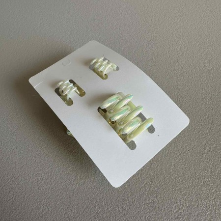 Набір крабиків для волосся "Метелик" 3 шт 39154