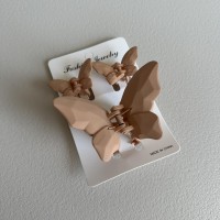 Набір крабиків для волосся "Метелик" 3 шт 39154 коричневий