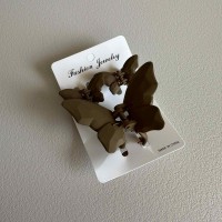 Набір крабиків для волосся "Метелик" 3 шт 39154 мокко