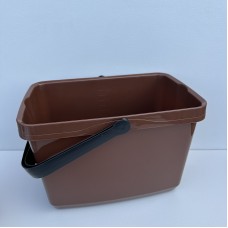 Відро пластикове для прибирання 36х23х24 см R plastik 25003 коричневе