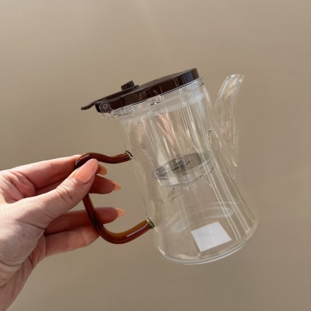 Чайник заварювальний скляний з окремою колбою для заварювання "Тіпод" 600 мл Olens 102-1200