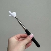 Указка телескопічна "Палець Пікмі" 20,5-54,5 см 122794 чорна