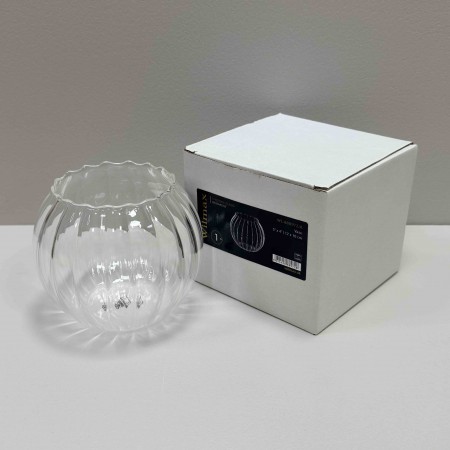 Ваза скляна кругла 12х10 см Wilmax Thermo Segment 888972