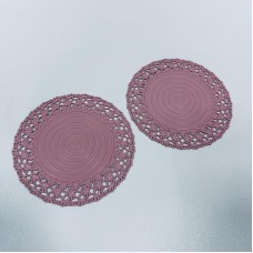 Підставка під гаряче 2 шт Stenson 682 рожева