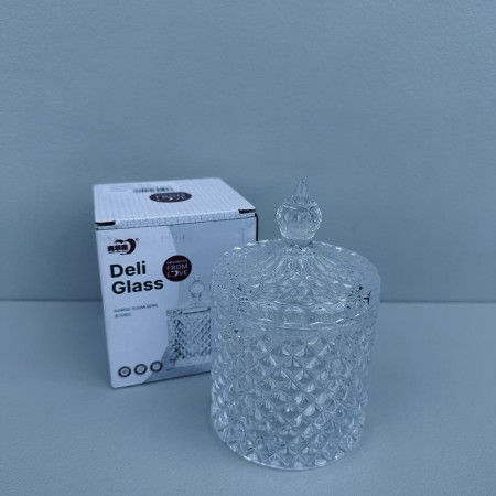 Цукорниця з кришкою 300 мл "Діамант 480" Olens 102-005