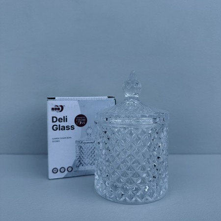 Цукорниця з кришкою 300 мл "Діамант 480" Olens 102-005
