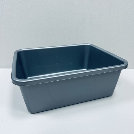 Миска пластикова прямокутна 11 л 37,5*30*14 см Lamela 264/1488 сіра