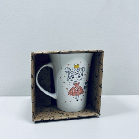 Кружка керамічна 360 мл Kvarta "Наша принцеса" Kvarta 1656