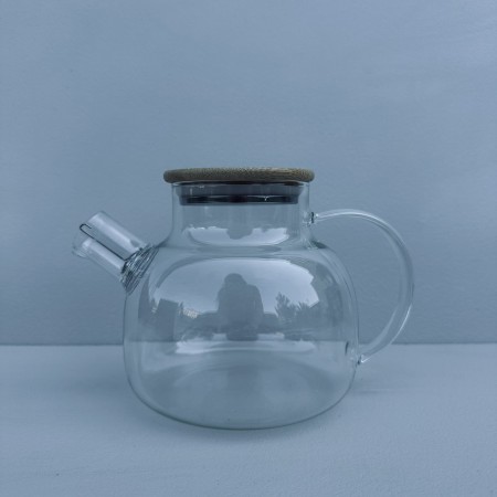 Чайник для заварювання скляний з бабмуковою кришкою 1000 мл "Fusion" Stenson R92188