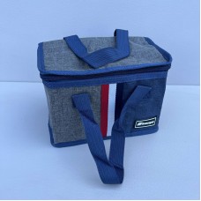 Термосумка 5 л 20,5х15,5х16,5 см Stenson R98930 сіра з синім