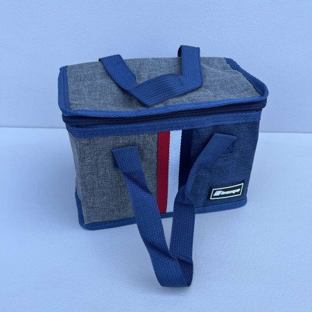 Термосумка 5 л 20,5х15,5х16,5 см Stenson R98930 сіра з синім