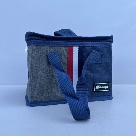 Термосумка 5 л 20,5х15,5х16,5 см Stenson R98930 сіра з синім