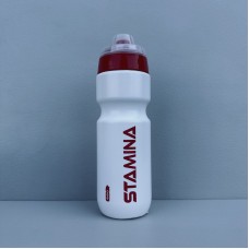 Пляшка для води пластикова для спорту 660 мл Herevin Stamina 161511-000 біла з червоним