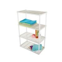 Полиця універсальна 4 яруси 42х22х60 см Stenson R93671 біла