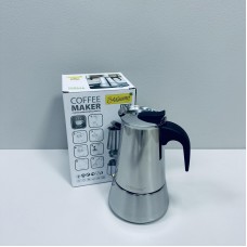 Кавоварка гейзерна з нержавіючої сталі 300 мл MR-1660-600