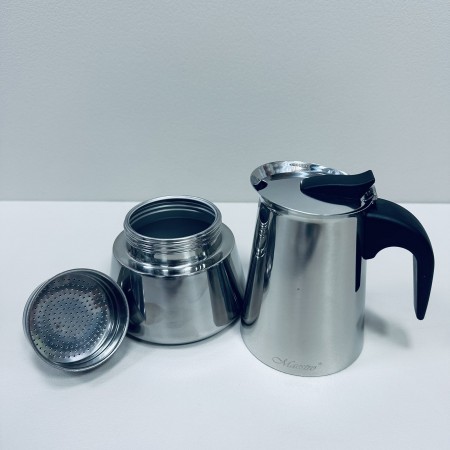 Кавоварка гейзерна з нержавіючої сталі 300 мл MR-1660-600