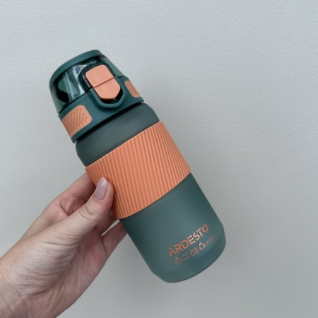 Пляшка для води пластикова 600 мл Ardesto Spring AR2260SE зелена