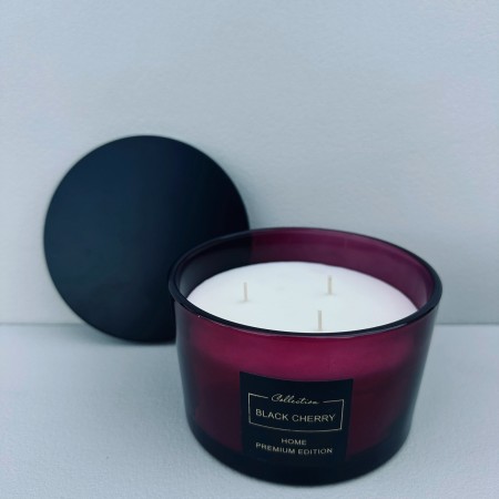 Ароматична свічка 13,5*8 см Home Premium Edition BLACK CHERRY 60745703/79672