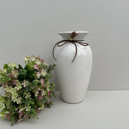 Ваза керамічна h-23,5 см VIVA OPUS 060246 біла