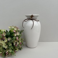 Ваза керамічна h-23,5 см VIVA OPUS 060246 біла